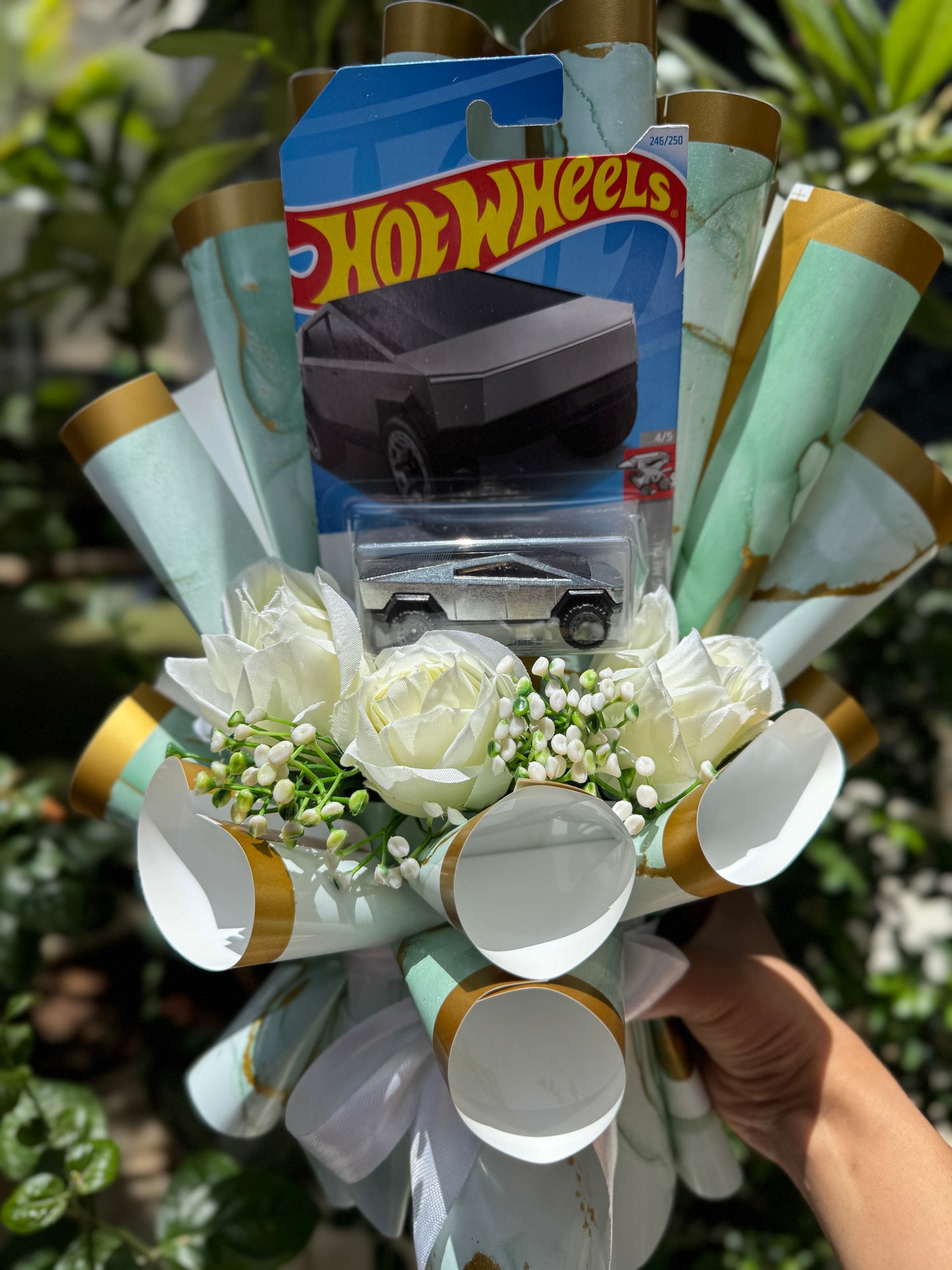 The Hot Wheels Bouquet - Billionaire’s Cybertruck