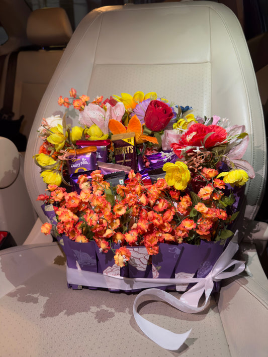Colourful Flower Chocolate Bouquet