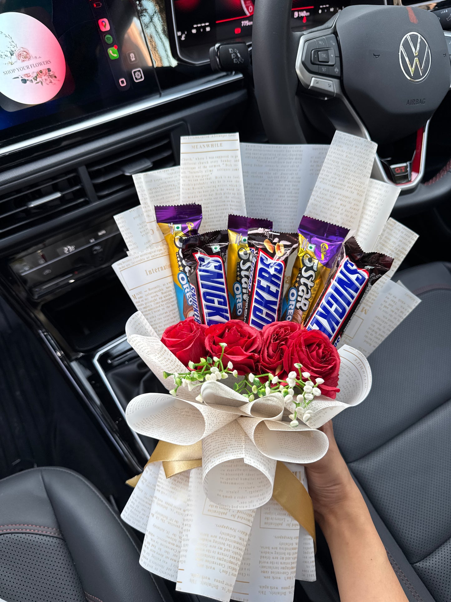 Luxury Chocolate Bouquet - Snickers & Five Star Oreo
