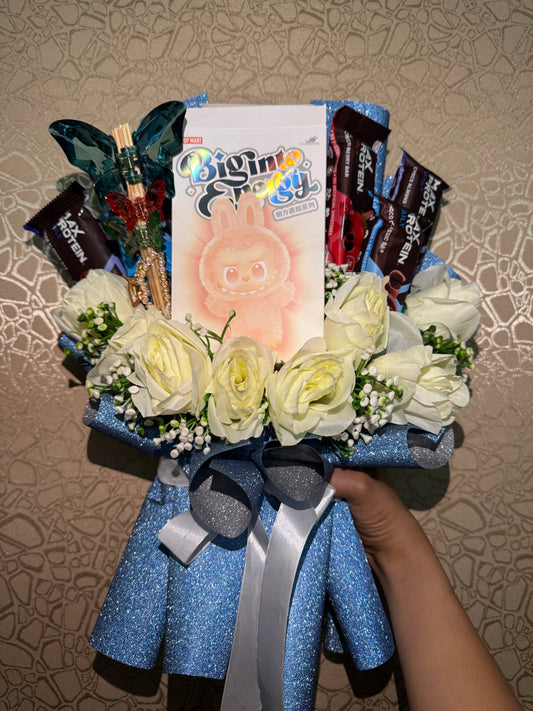 The Protein Bouquet - Strength Wrapped in Roses