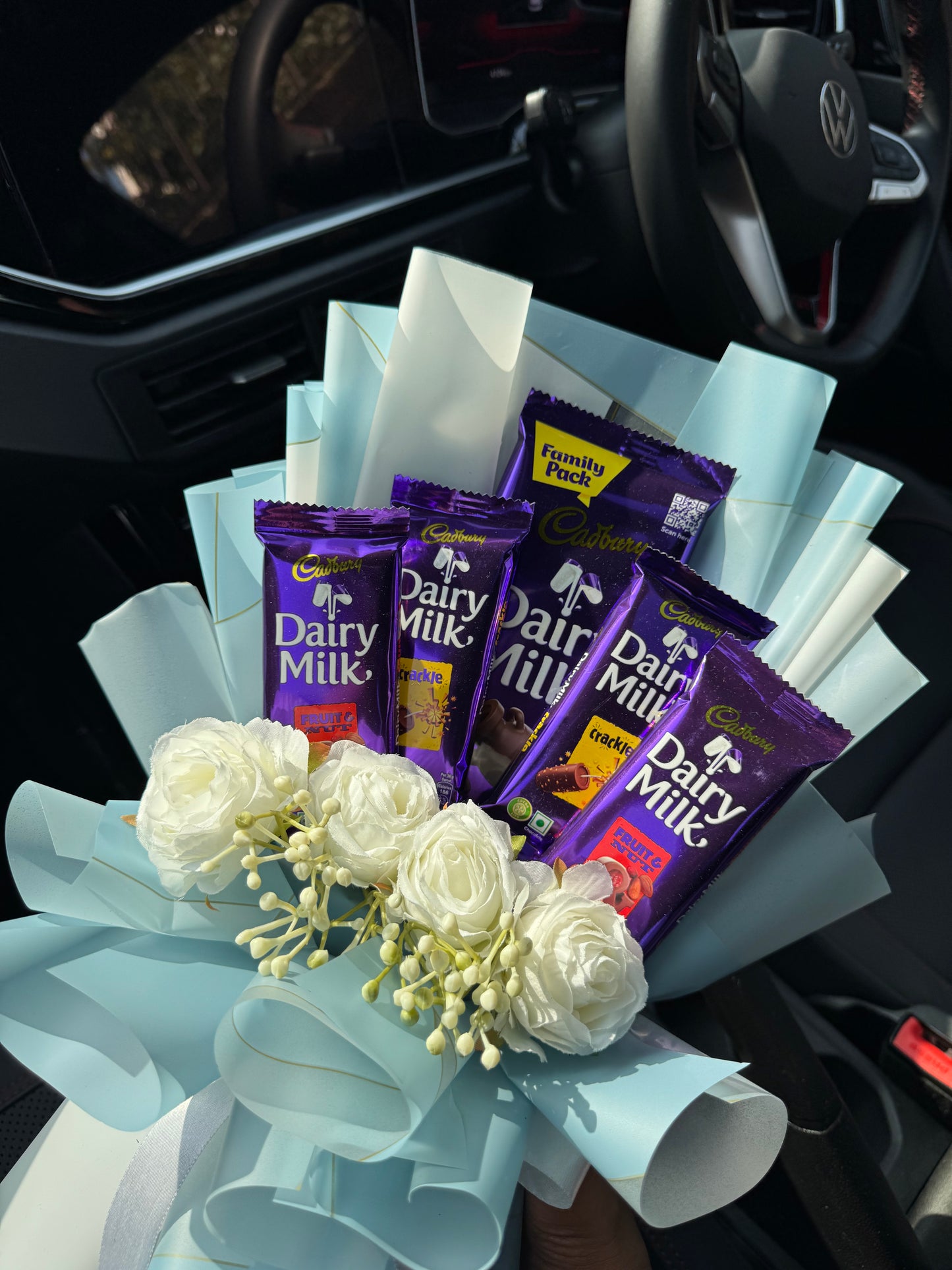 Cadbury Dairy Milk Chocolate Bouquet – A Soft Pastel Gift Of Sweet Elegance