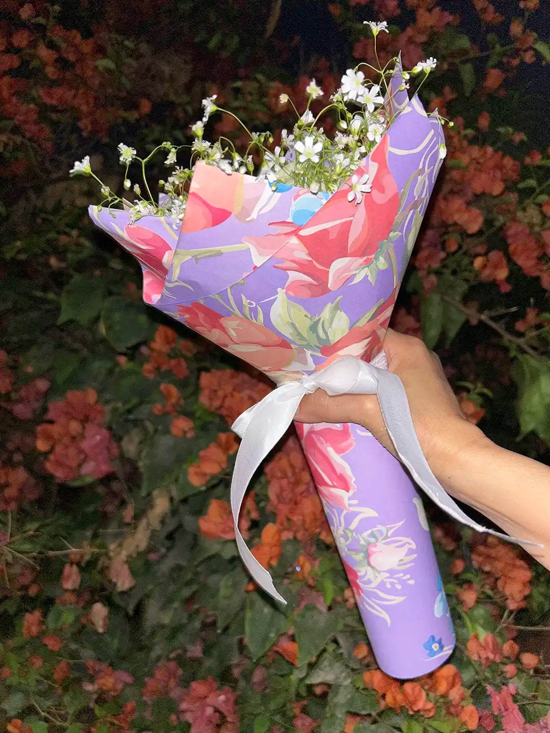 Lavender Rose Flower Bouquet