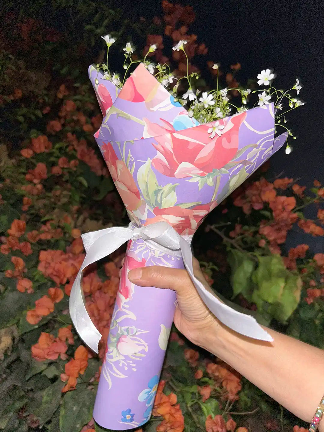 Lavender Rose Flower Bouquet