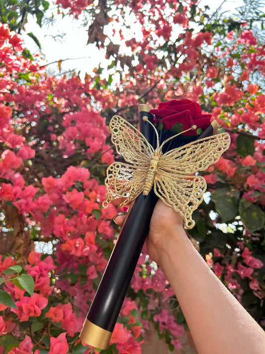 Classic Butterfly Rose Flower Bouquet