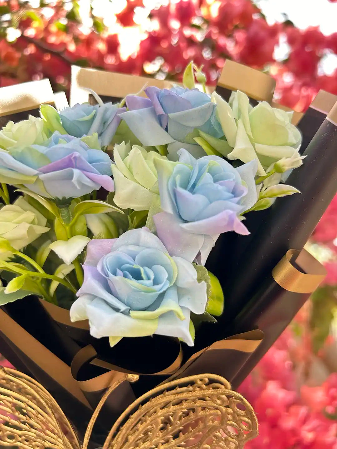 Butterfly Pista Flower Bouquet