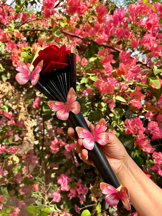 Butterfly Rose Flower Bouquet
