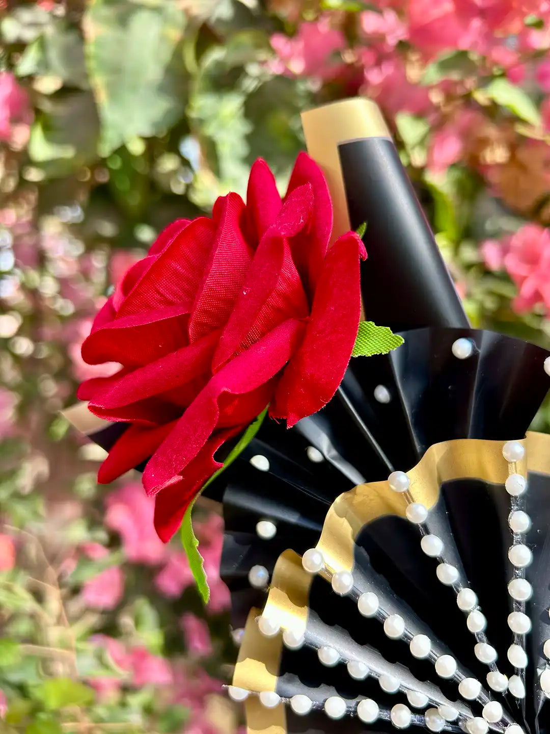 Pearl Rose Flower Bouquet