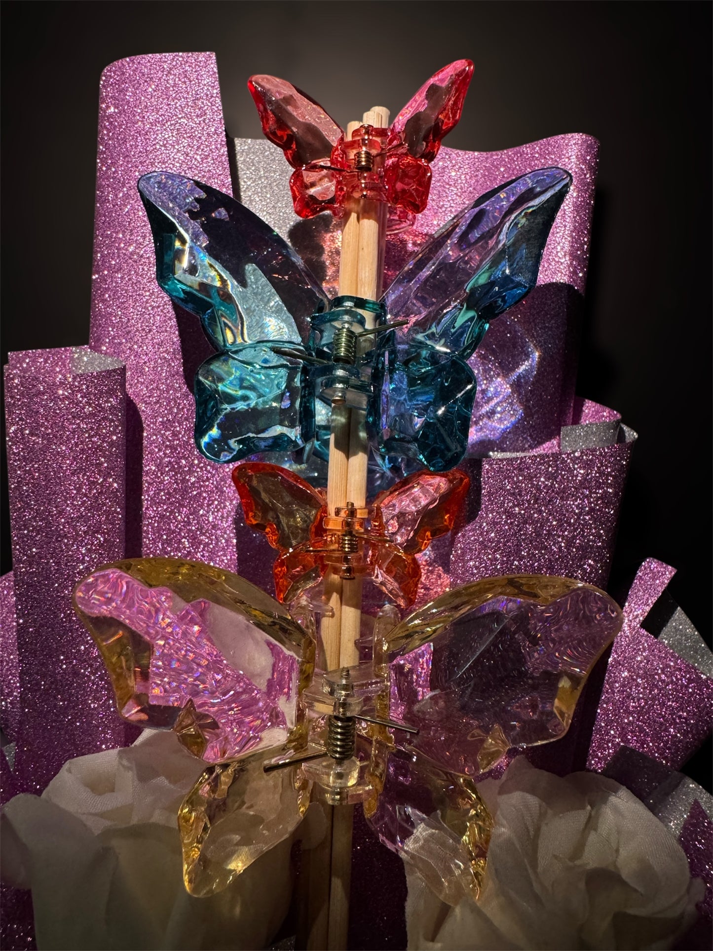 Clutcher Bouquet - Pink Love Butterfly