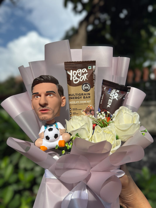 The Protein Bouquet - Messi muscle bar