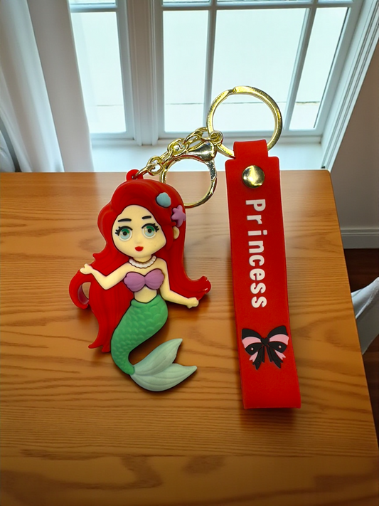 Under-the-Sea Charm: Ariel Keychain