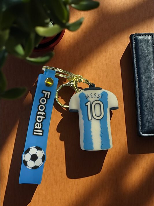Carry Greatness: Lionel Messi Jersey Keychain