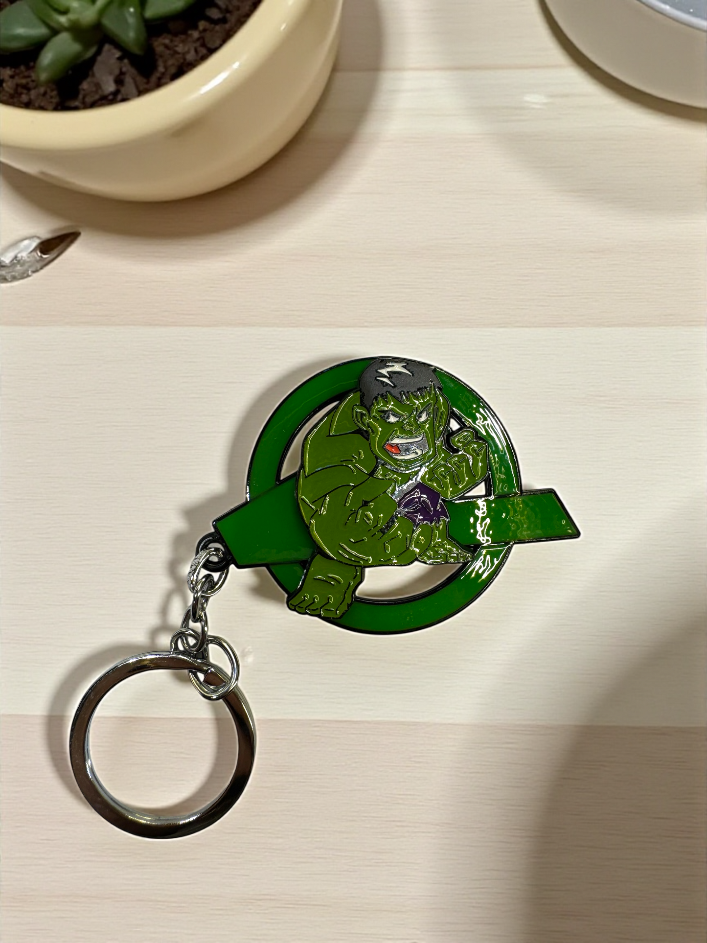 Smash Into Action: Hulk Keychain