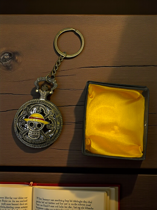 Luffy’s Crew on the Go: Straw Hat Jolly Roger Keychain