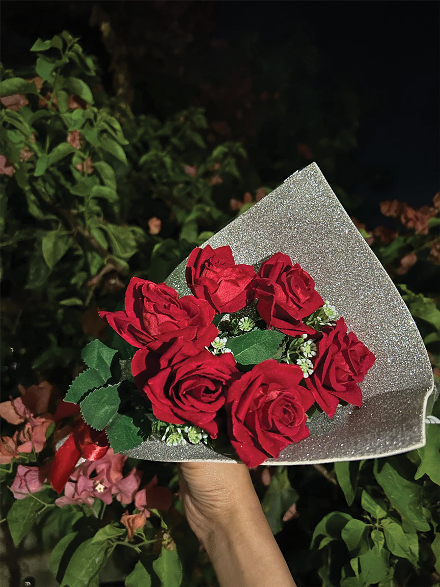 Glitter Rose Bouquet
