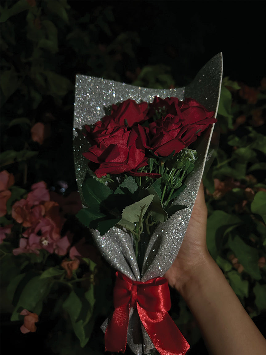 Glitter Rose Bouquet