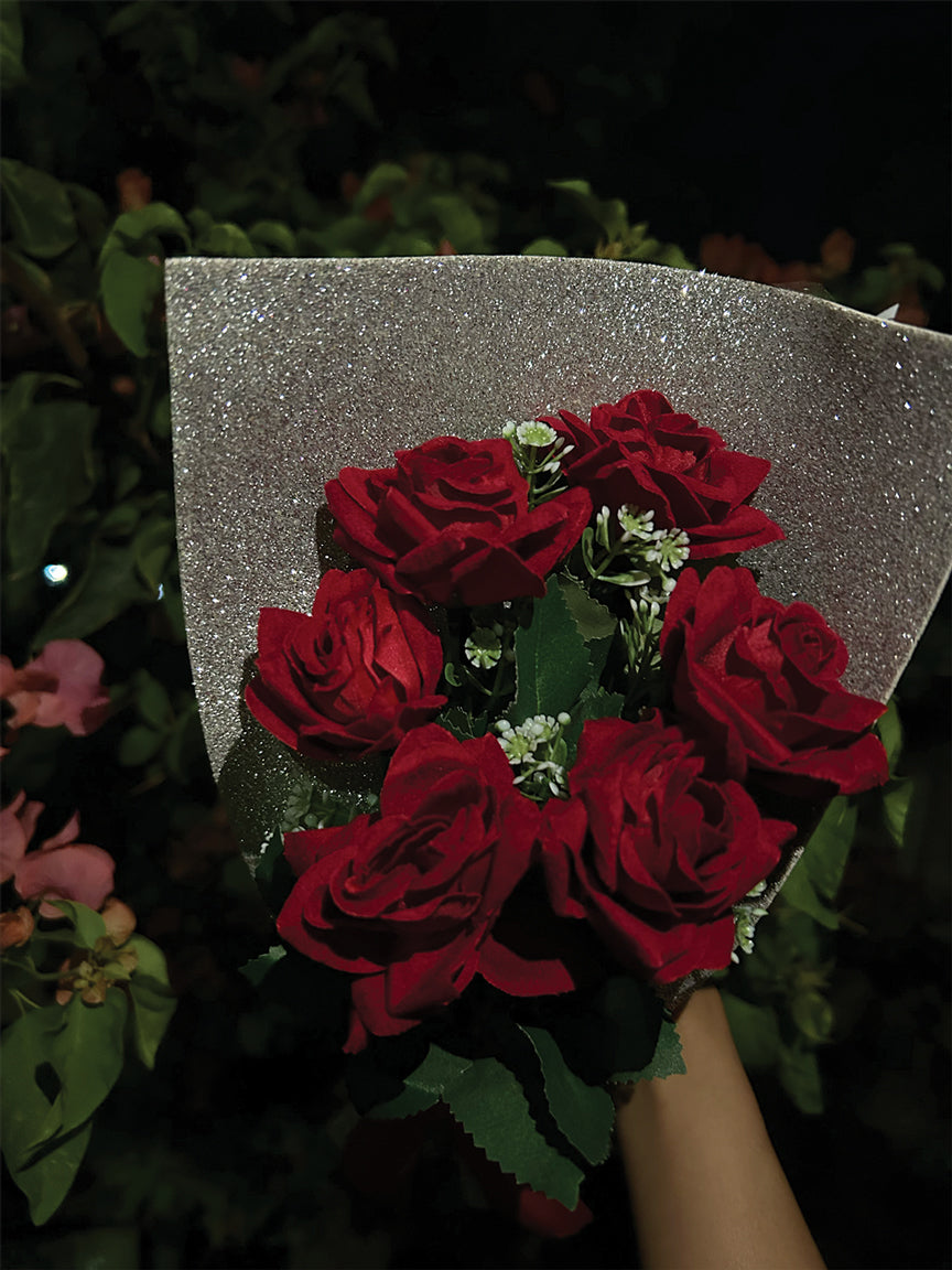 Glitter Rose Bouquet