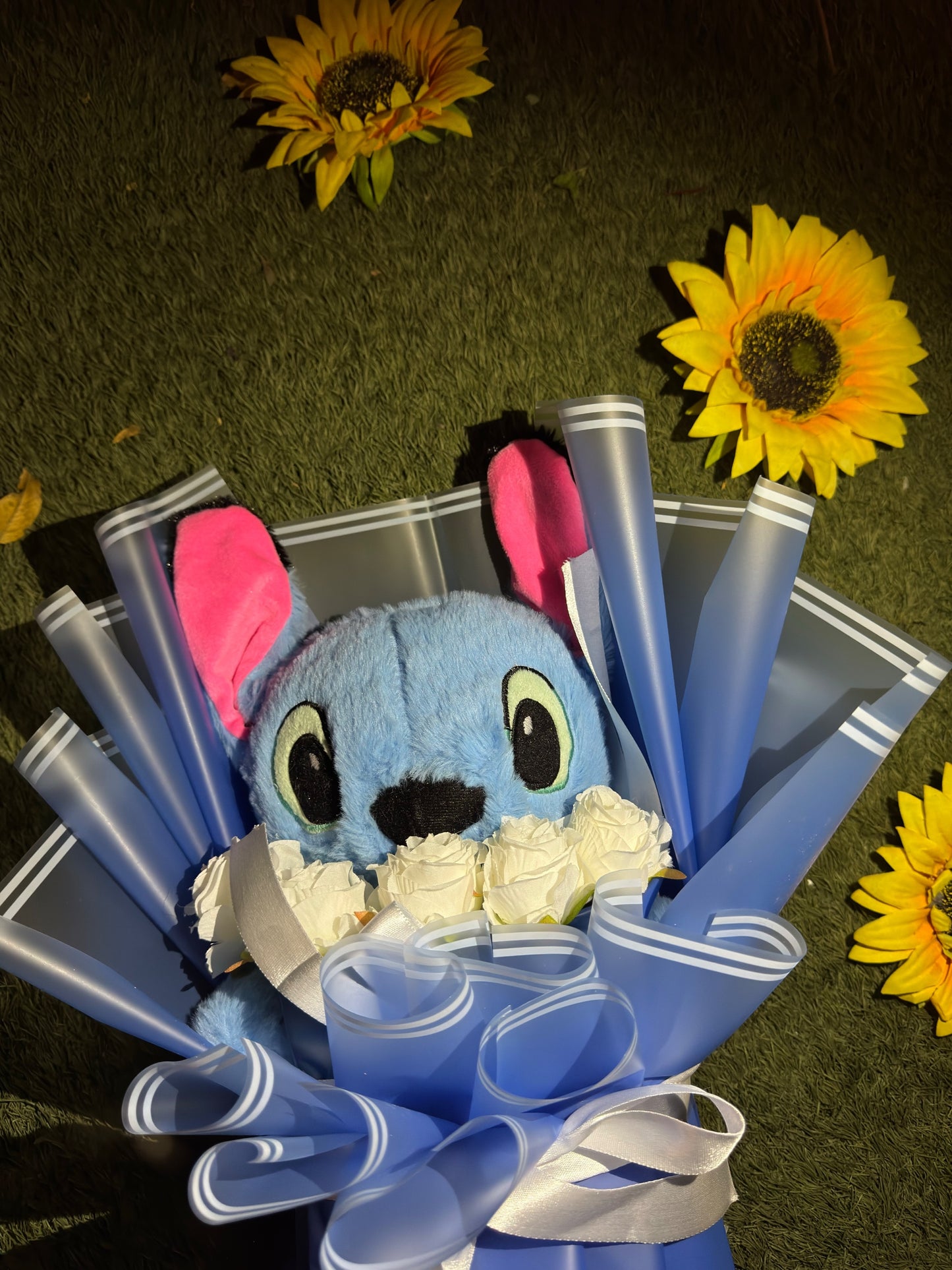 Stitch Soft Toy Bouquet – The Blue Editon