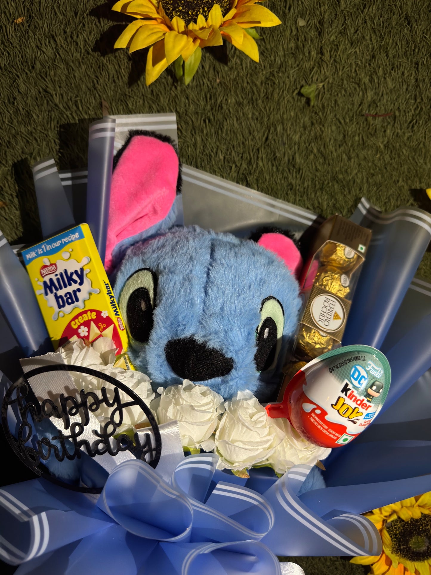 Disney Lilo Teddy & Chocolate Bouquet – Made to Melt Hearts