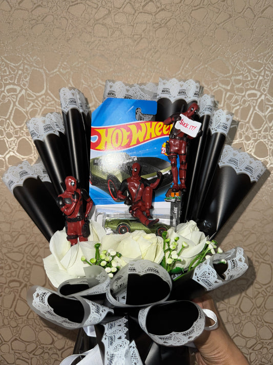 The Hot Wheels Bouquet - Deadpool Edition