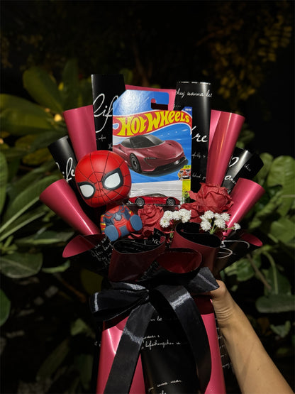 Spider-Man Speedtail Hot Wheels Bouquet
