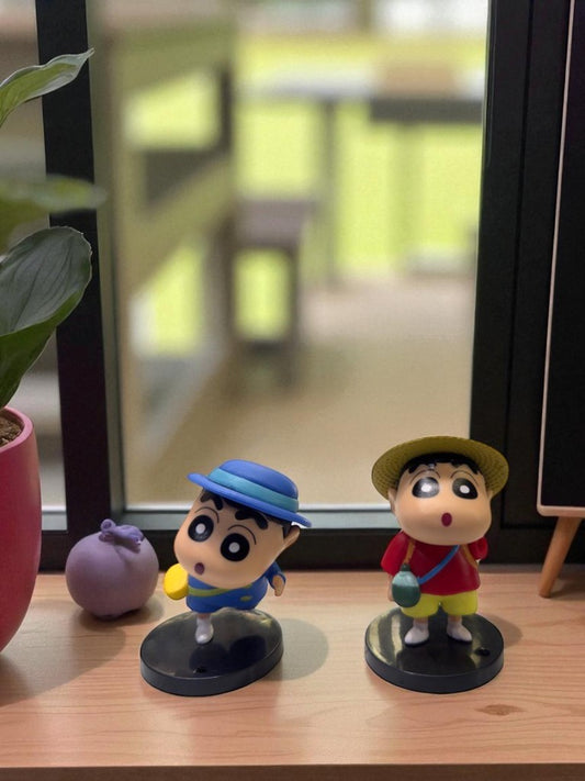 Crayon Shin-chan Collectible Action Figure - Set of 2