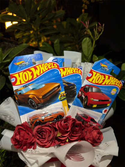 Hot Wheels Bouquet – Triple Racer Red Rose Edition