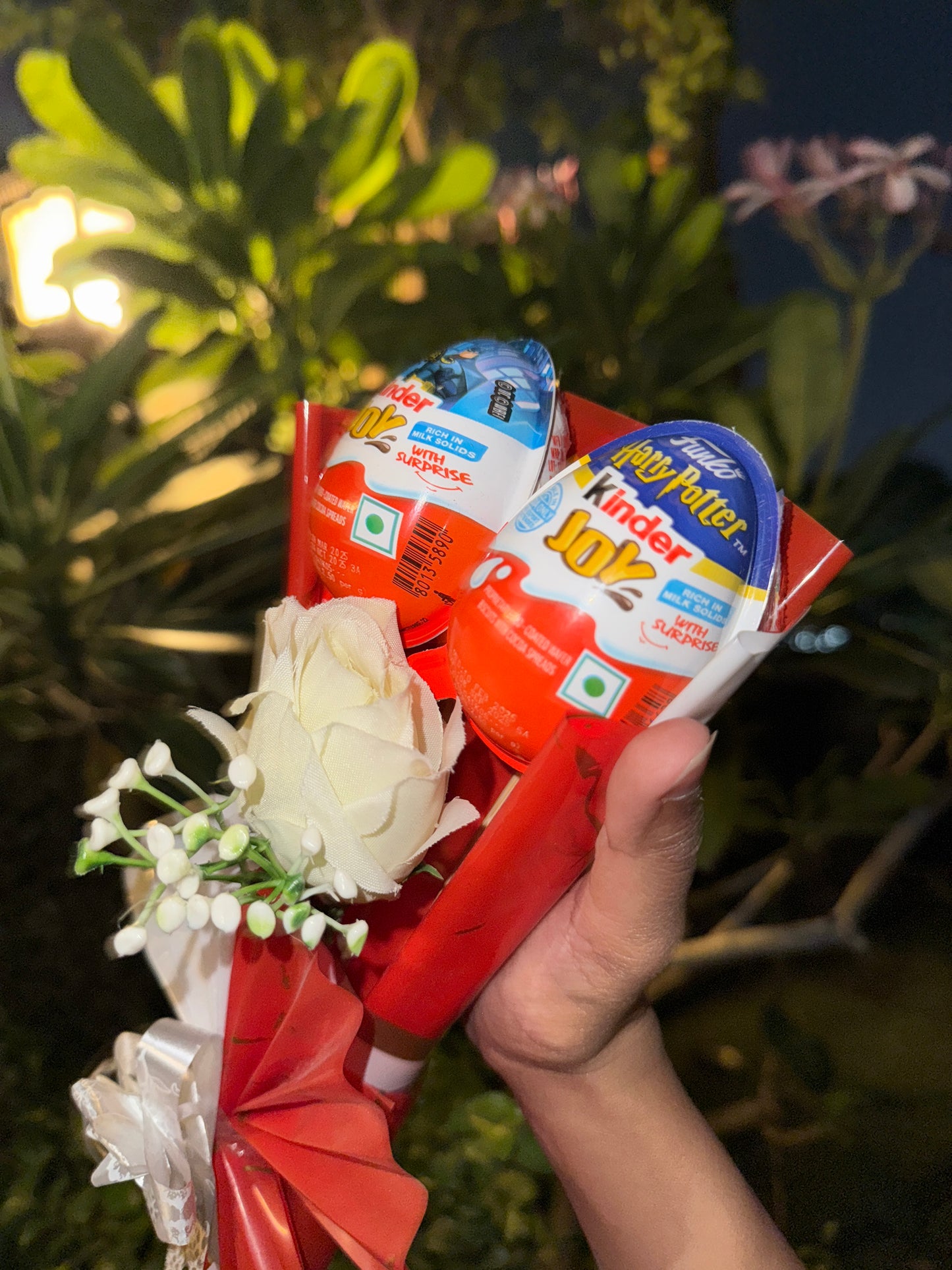 Harry Potter & Batman Batwheels Kinder Joy Duo Bouquet – A Magical Meets Heroic Surprise