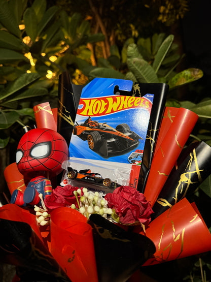 The Hot Wheels Formula E Gen 3 × Spider-Man Bouquet – The Power Play Edition [ Limited Edition ]