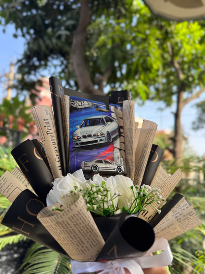 BMW M5 Hot Wheels Bouquet – Old Money Elegance Meets Automotive Royalty