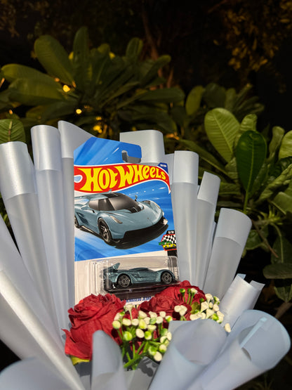 Koenigsegg Jesko Hot Wheels Bouquet– Speed Meets Elegance
