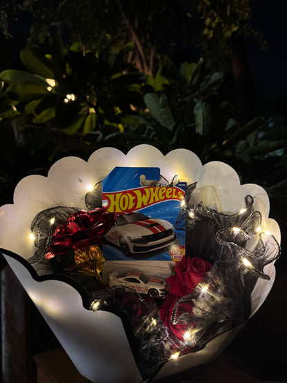 Mustang Dark Horse Hot Wheels Bouquet - The Super star