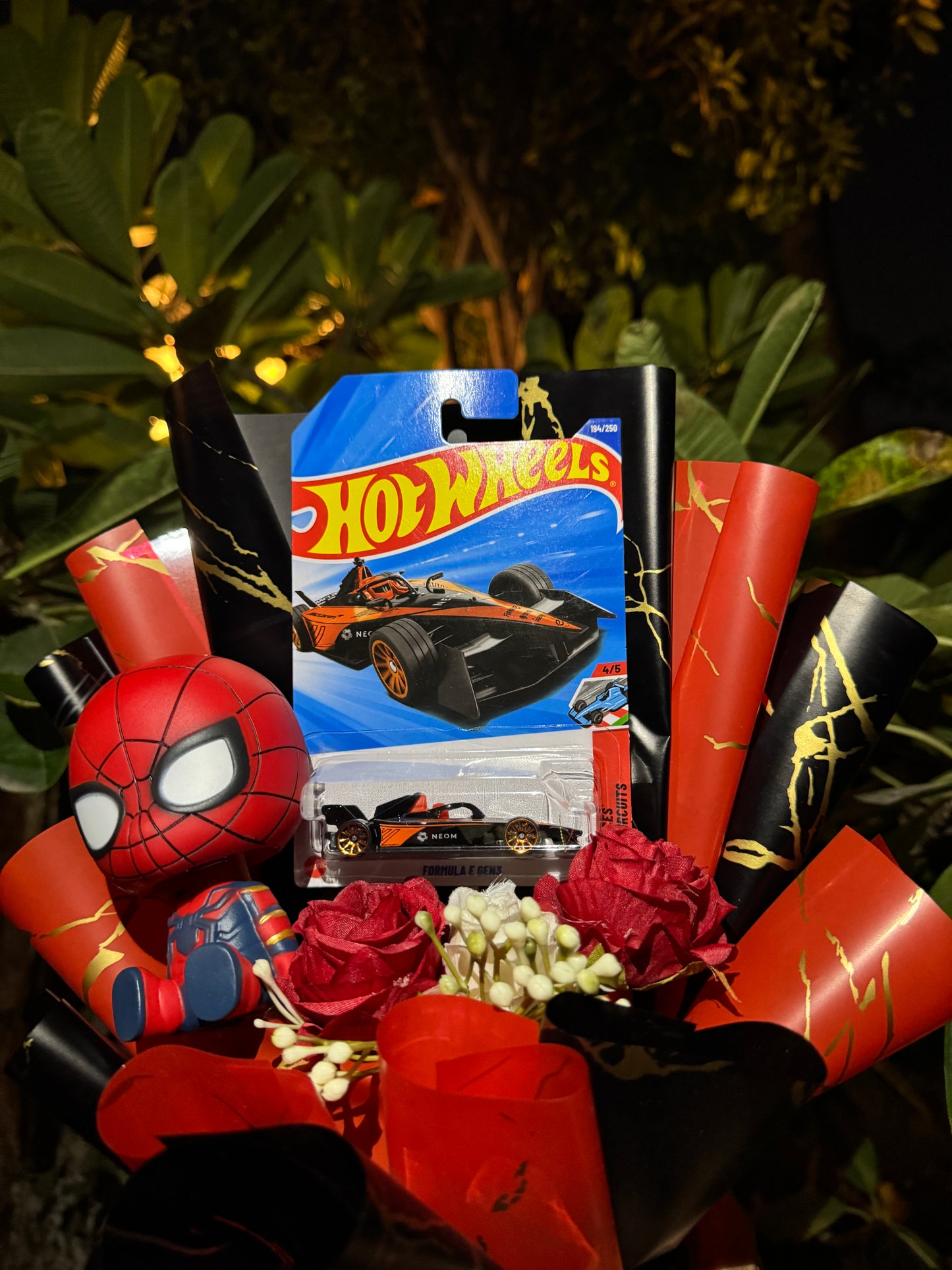 The Hot Wheels Formula E Gen 3 × Spider-Man Bouquet – The Power Play Edition [ Limited Edition ]