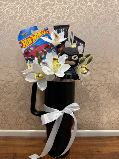 Tumbler Hot Wheels Bouquet - Cymbidium Orchids