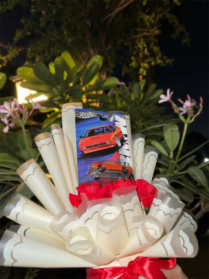 BMW M1 Hot Wheels Bouquet – The First Love of Speed, Wrapped in Classic Elegance