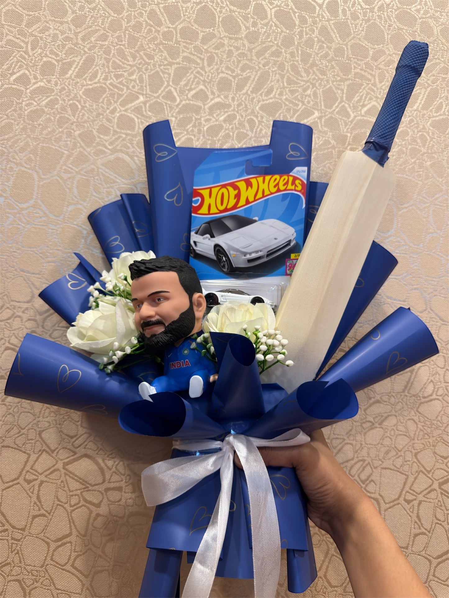 Virat Kohli Collector’s Hot Wheels Bouquet – A Celebration of Passion and Power