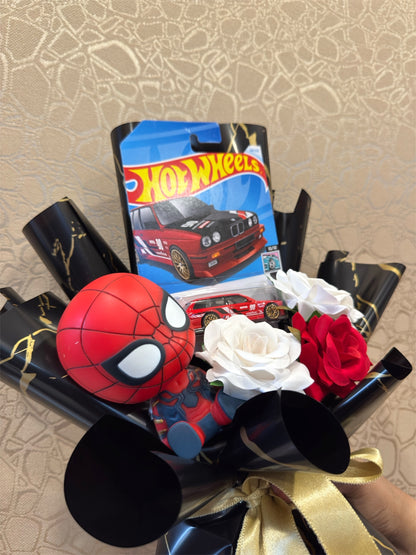BMW Hot Wheels Bouquet- Spider Man Edition