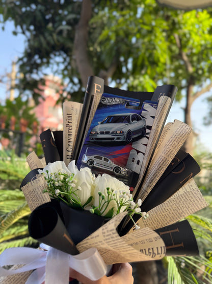 BMW M5 Hot Wheels Bouquet – Old Money Elegance Meets Automotive Royalty