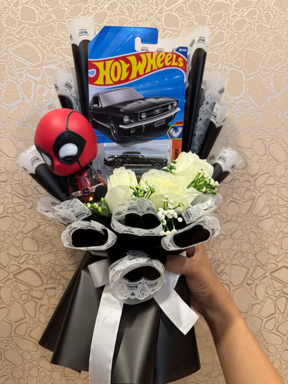 1967 Mustang x Deadpool Hot Wheels Premium Bouquet – Rebel Vintage Editio