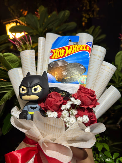 Hot Wheels Bouquet - Lamborghini & Batman Exclusive
