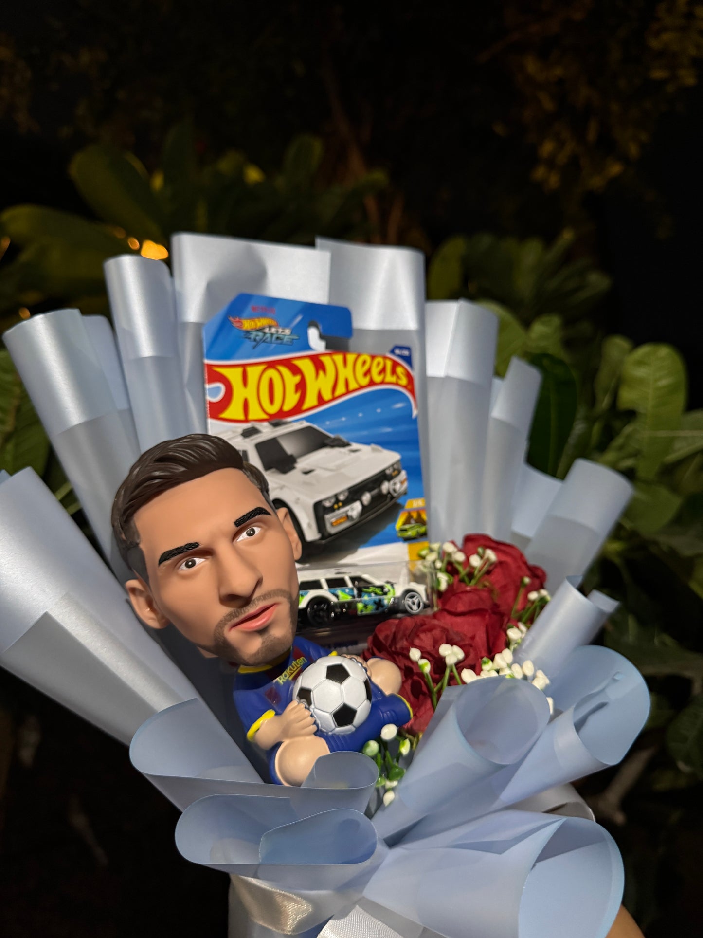 Messi Speed Bloom Hot Wheels Bouquet