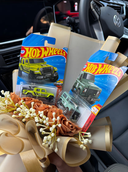 20 Jeep & Defender 90 Hot Wheels Bouquet – Built for roads that don’t exist