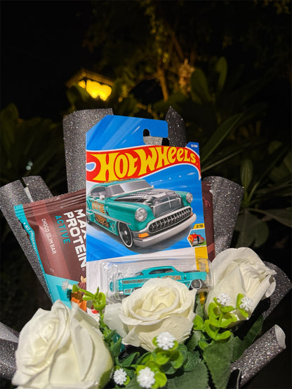 Hot Wheels Bouquet - Vintage and Protein Bar Collection