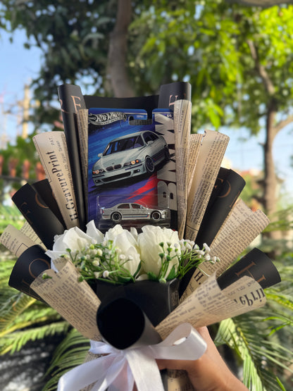 BMW M5 Hot Wheels Bouquet – Old Money Elegance Meets Automotive Royalty