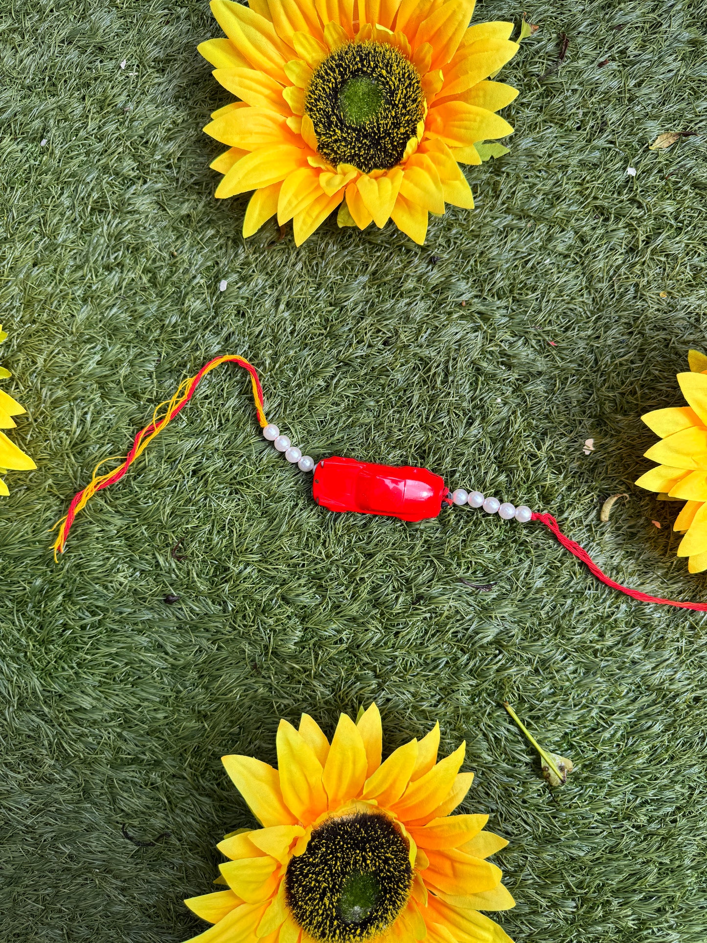 Red Porsche Hot Wheels Pearl Rakhi
