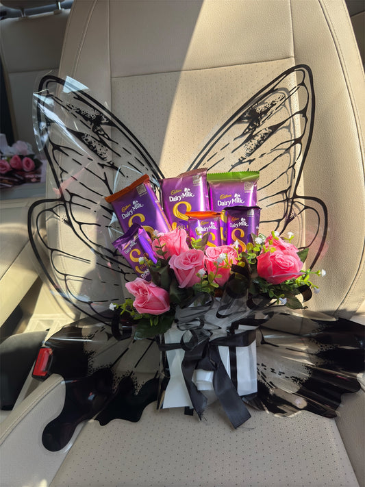 Butterfly Bliss Bouquet - A Dairy Milk Silk Edition