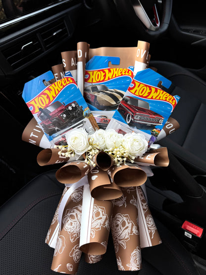 Premium Hot Wheels Bouquet – Where Classics Meet Class
