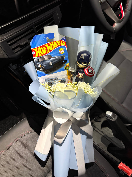 Captain America Hot Wheels Bouquet – A Surprise Worthy of the First Avenger