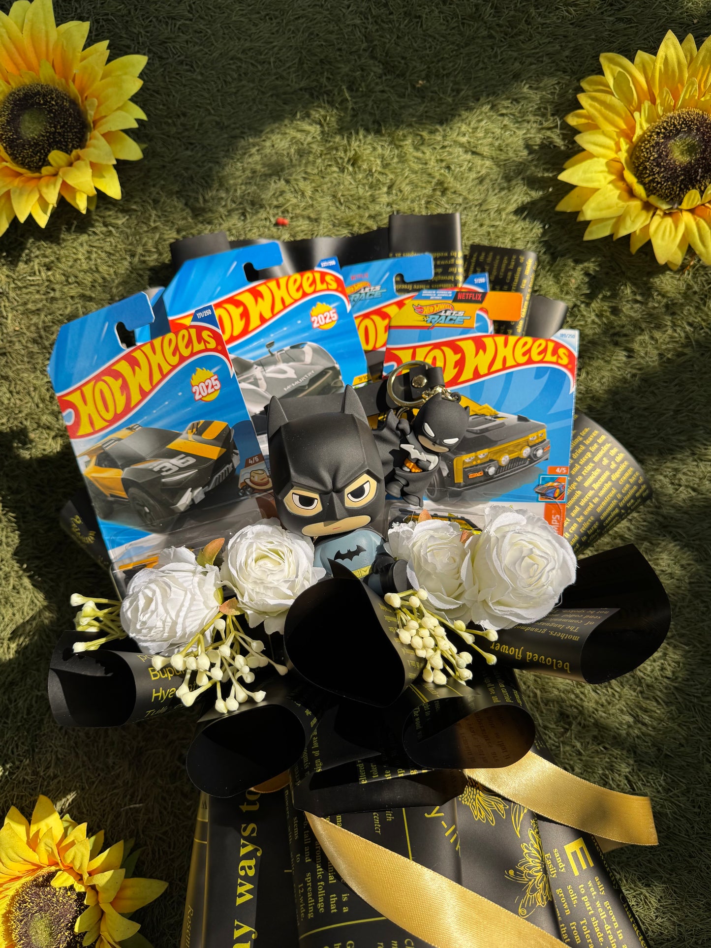 Batman Hot Wheels Premium Bouquet – Where speed meets the Dark Knight