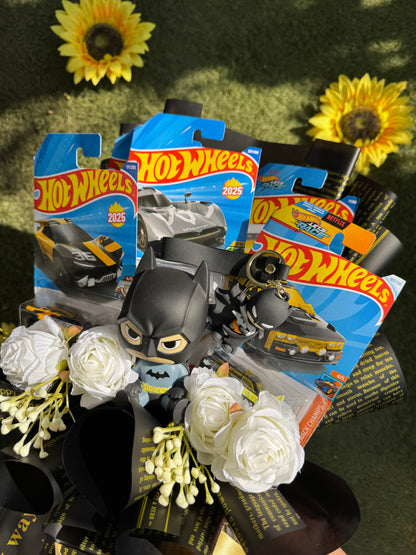 Batman Hot Wheels Premium Bouquet – Where speed meets the Dark Knight