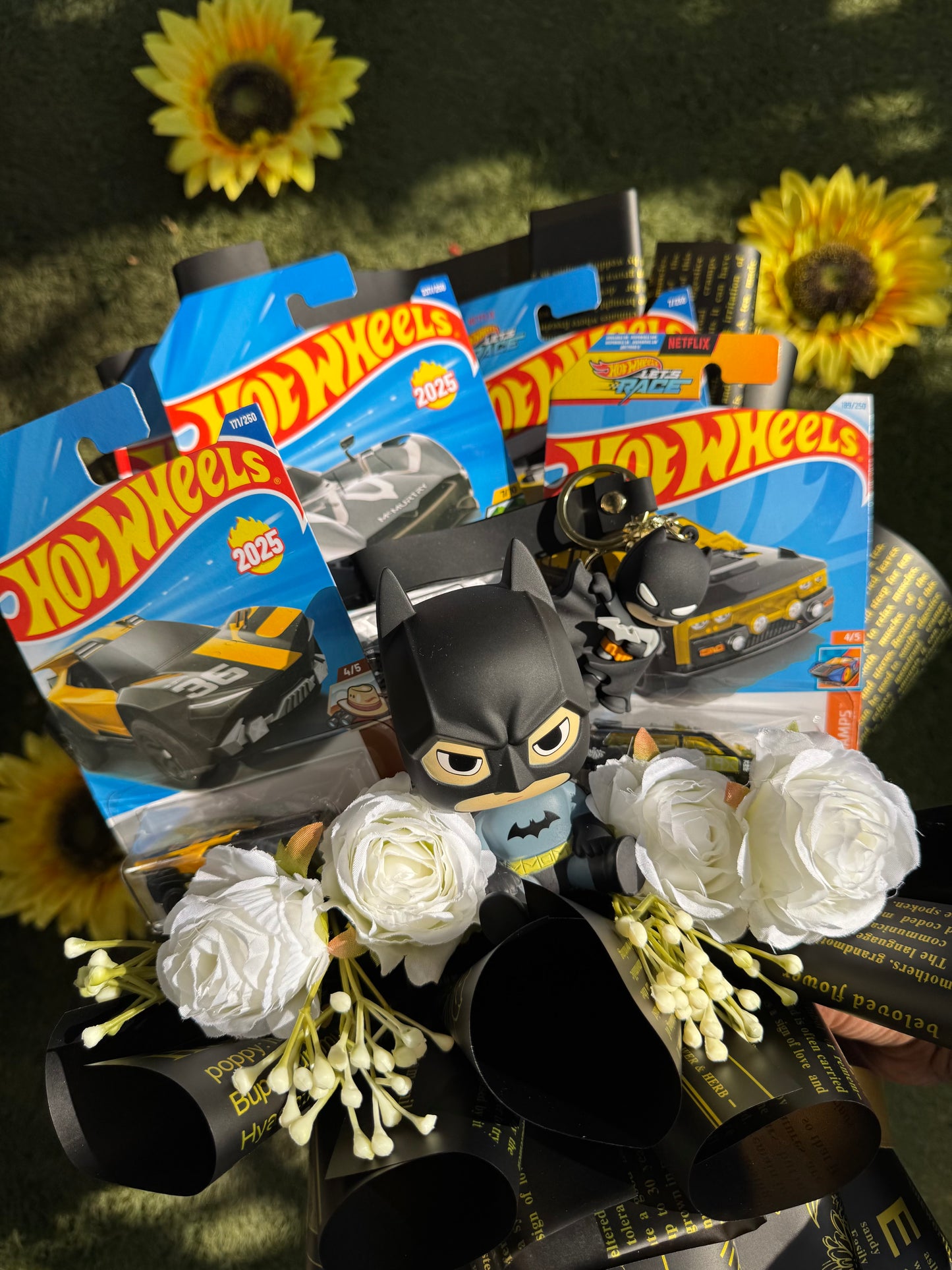 Batman Hot Wheels Premium Bouquet – Where speed meets the Dark Knight